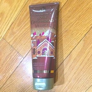 NWT Bath & Body Works Jolly Gingerbread Village Ultimate Hydration Body Cream
